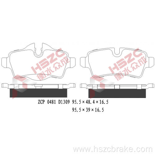 FMSI D1309 ceramic brake pad for BMW